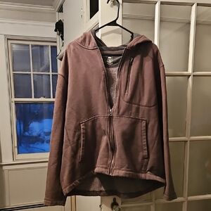 REI Brown Zip-Up Hoodie